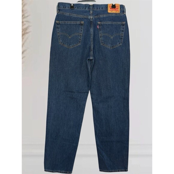 Levi’s 550 Relaxed Fit Tall Men’s W36 L36 Blue Denim Jeans - Picture 2 of 10